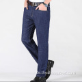 OEM neue Stretch-Business-Jeans-Anpassung mit lockerer Taille